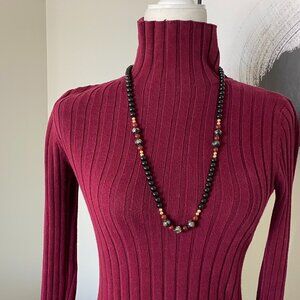 Burgundy INC Sweater Sz S Vintage